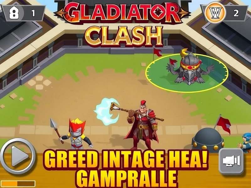 Gladiator Clash Main Gameplay Gladiator Clash Game Screenshot