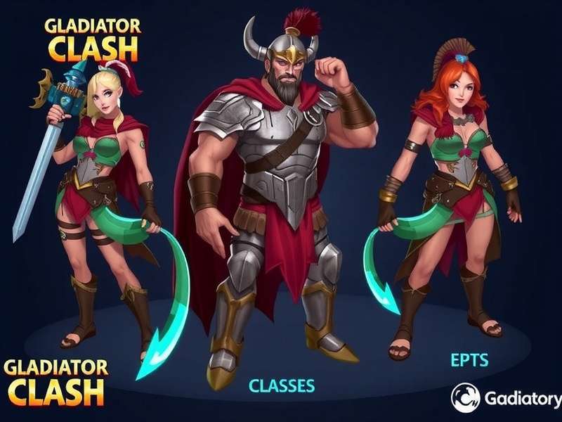 Different Gladiator Classes in Gladiator Clash Gladiator Clash Character Classes